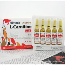 Reducción Quemador Pérdida de peso que adelgaza L-Carnitine Injection2.0g